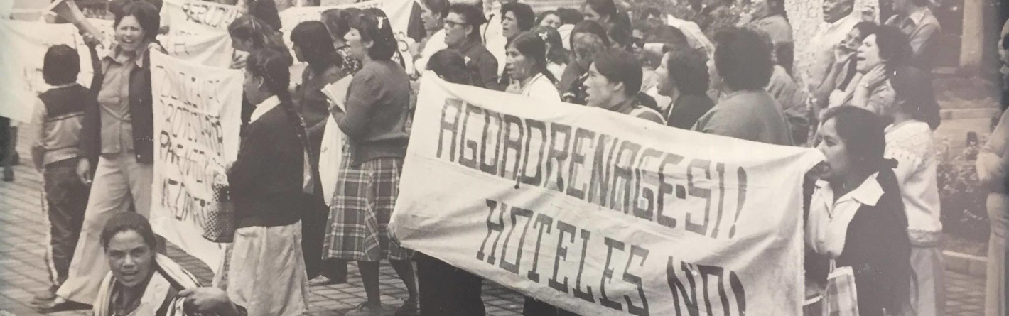 Fotografía de manifestación del CCSM